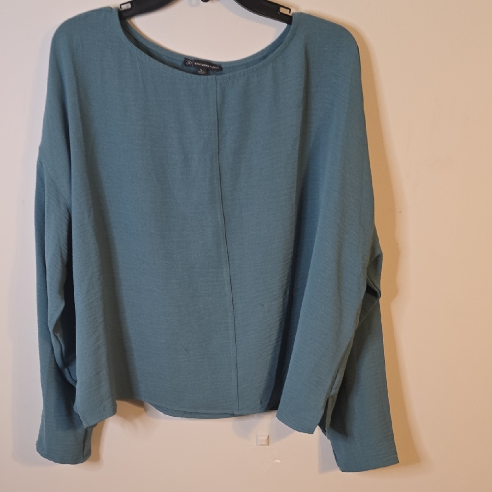 Adrianna Papell Teal Blouse